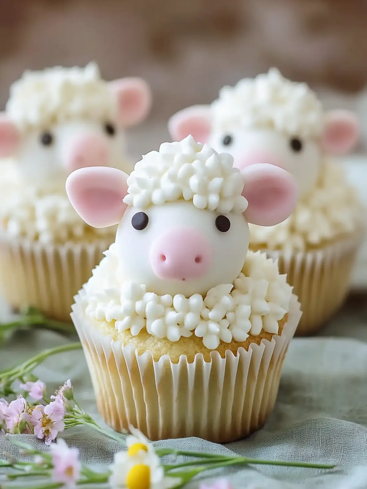 Easter Lamb Cupcakes to Delight Your Spring Celebrations 3 Easter Lamb Cupcakes