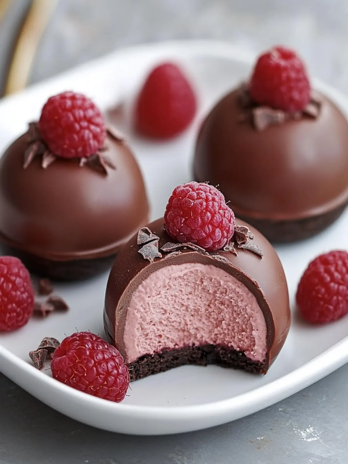 Decadent Chocolate Raspberry Mousse Domes to Impress Anytime 2 Chocolate Raspberry Mousse Domes