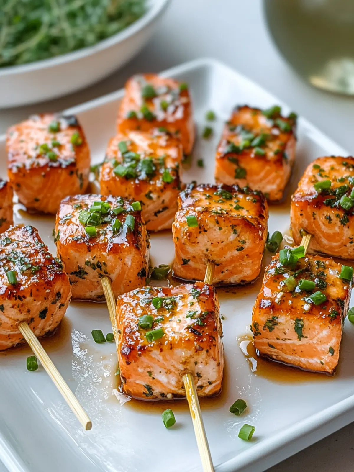 Spicy Sweet Hot Honey Salmon Bites for Easy Entertaining 4 Hot Honey Salmon Bites