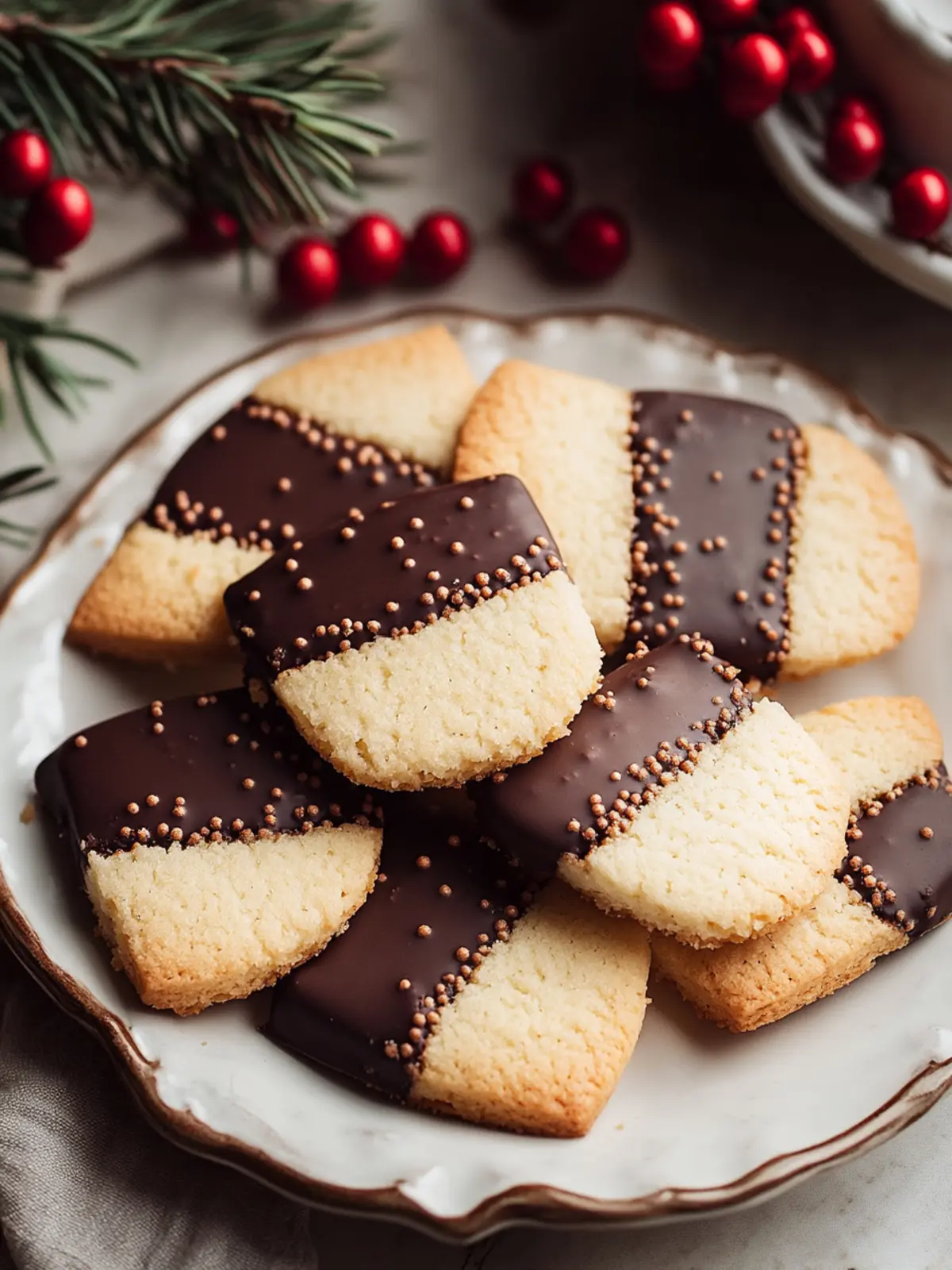 Chocolate-Dipped Shortbread Cookies You'll Love to Make! 3 Chocolate-Dipped Shortbread Cookies