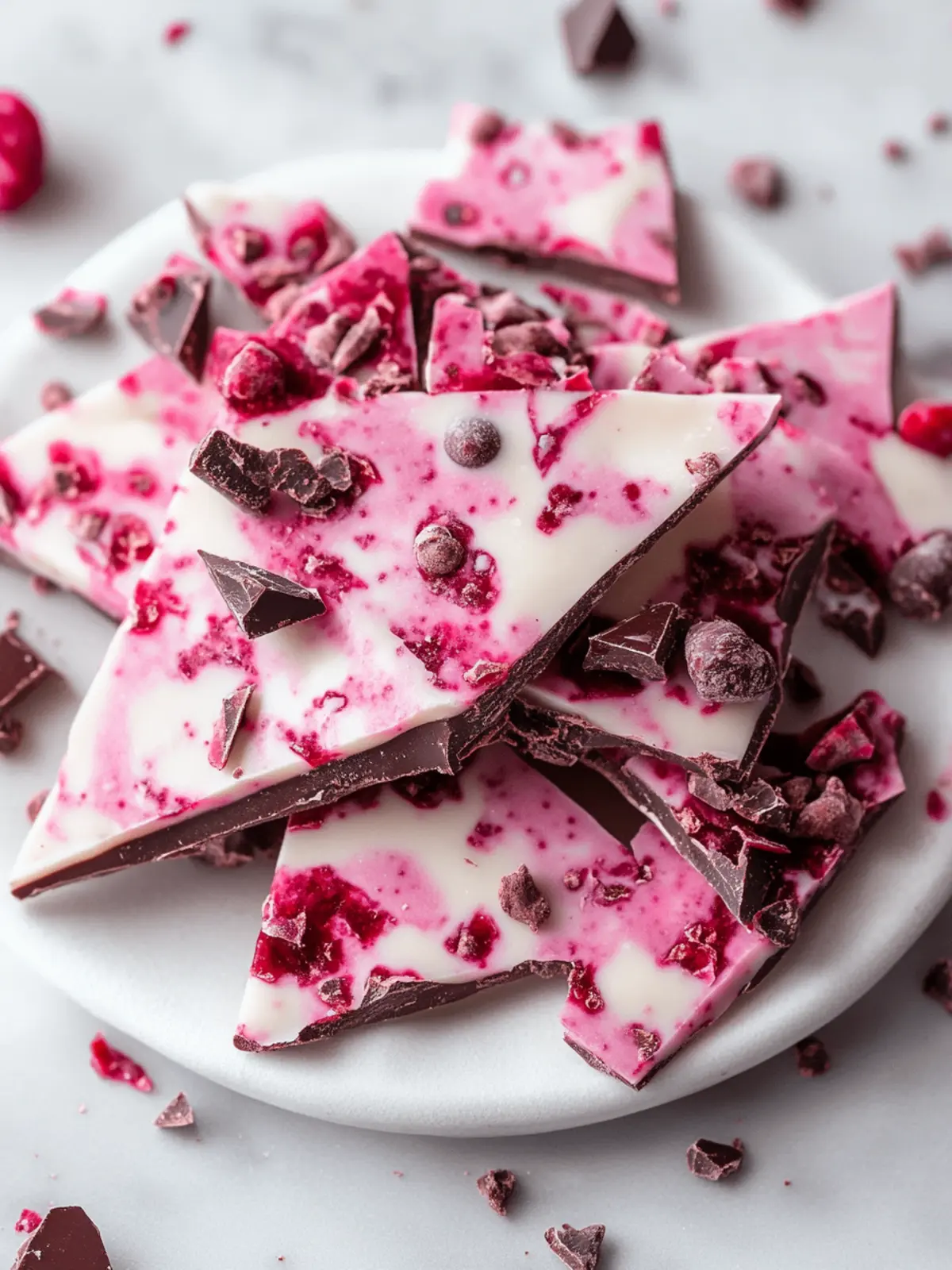 Irresistible Ruby Chocolate Bark: Easy, Customizable Delight 3 Ruby Chocolate Bark
