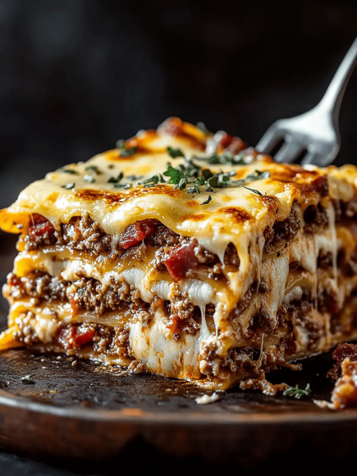 Irresistible Parmesan Garlic Bacon Cheeseburger Lasagna Comfort 3 Parmesan Garlic Bacon Cheeseburger Lasagna