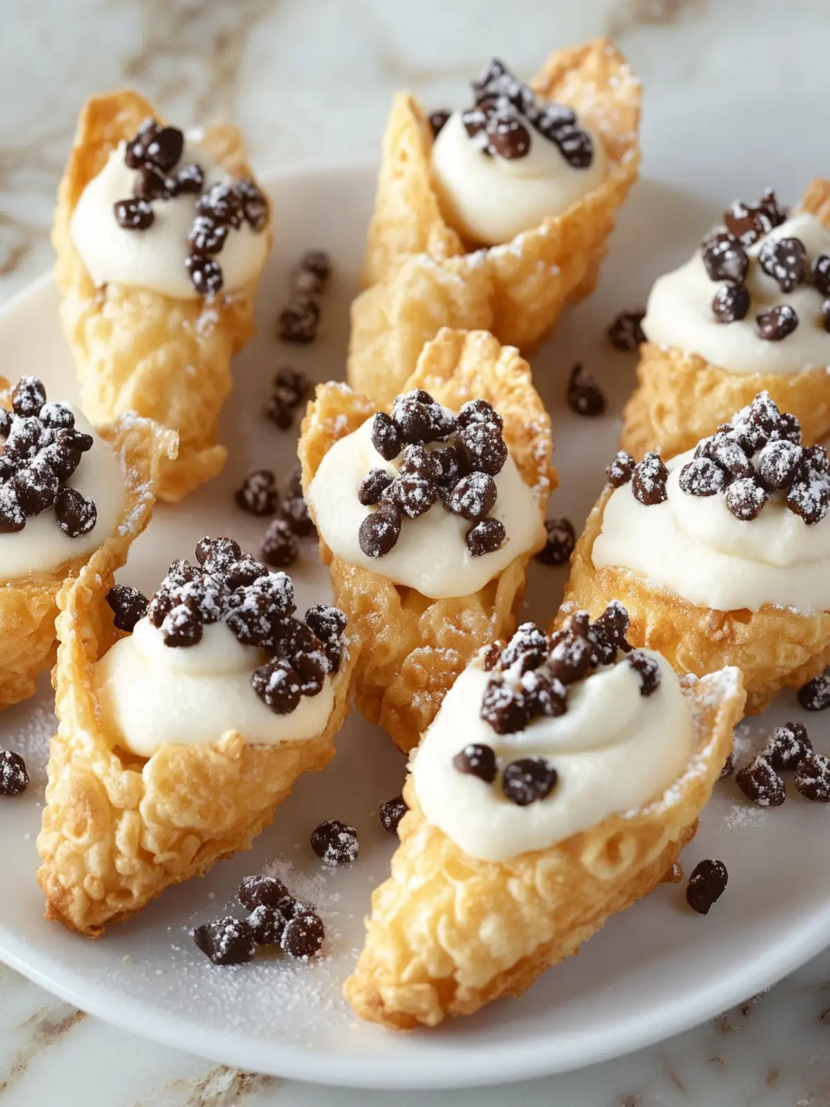 Irresistible Cannoli Bites: A Crisp, Creamy Delight! 3 Cannoli Bites