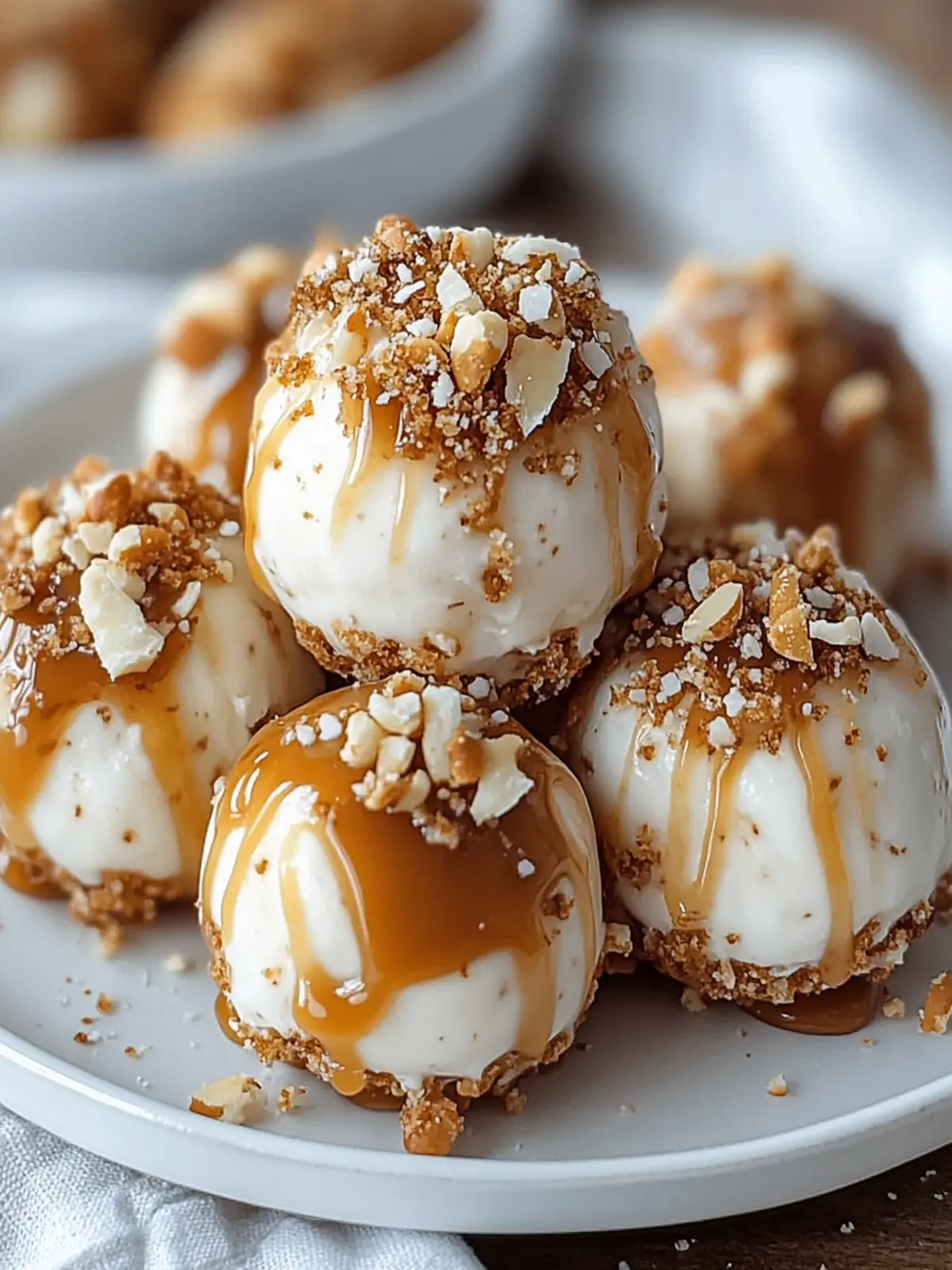 Salted Caramel Pretzel Cheesecake Balls for Sweet Craving Bliss 3 Salted Caramel Pretzel Cheesecake Balls