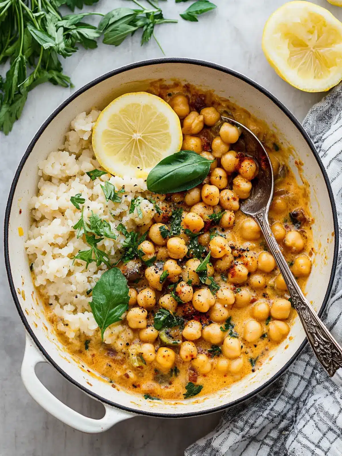 Creamy Lemon Chickpea Stew for Cozy Nights In 2 Lemon chickpea stew