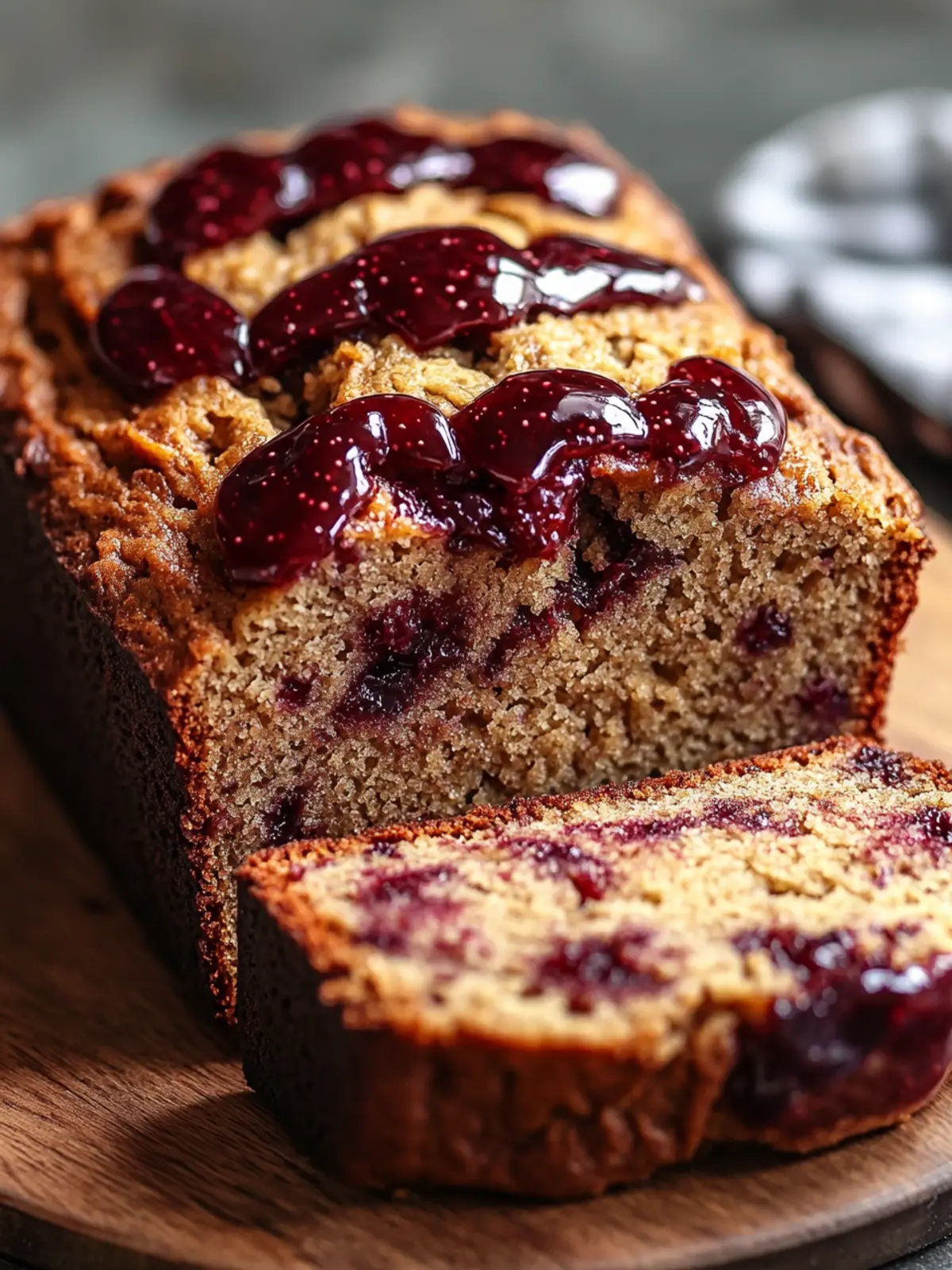Peanut Butter & Jelly Banana Bread for a Nostalgic Treat 4 Peanut Butter & Jelly Banana Bread