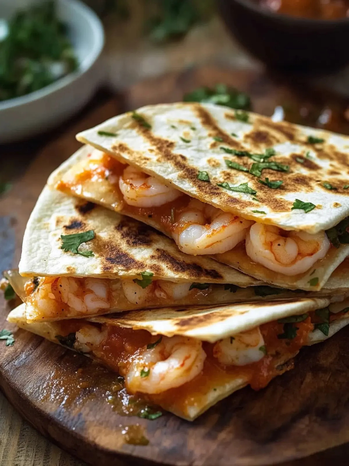 Savory Shrimp Quesadillas that Deliver Flavor in Minutes 3 Shrimp Quesadillas