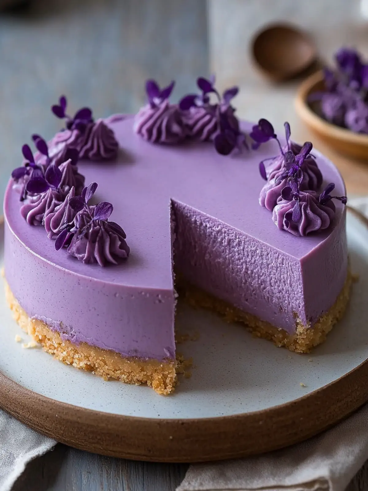 Decadent Ube Cheesecake: A Showstopper for Every Occasion 3 Ube Cheesecake