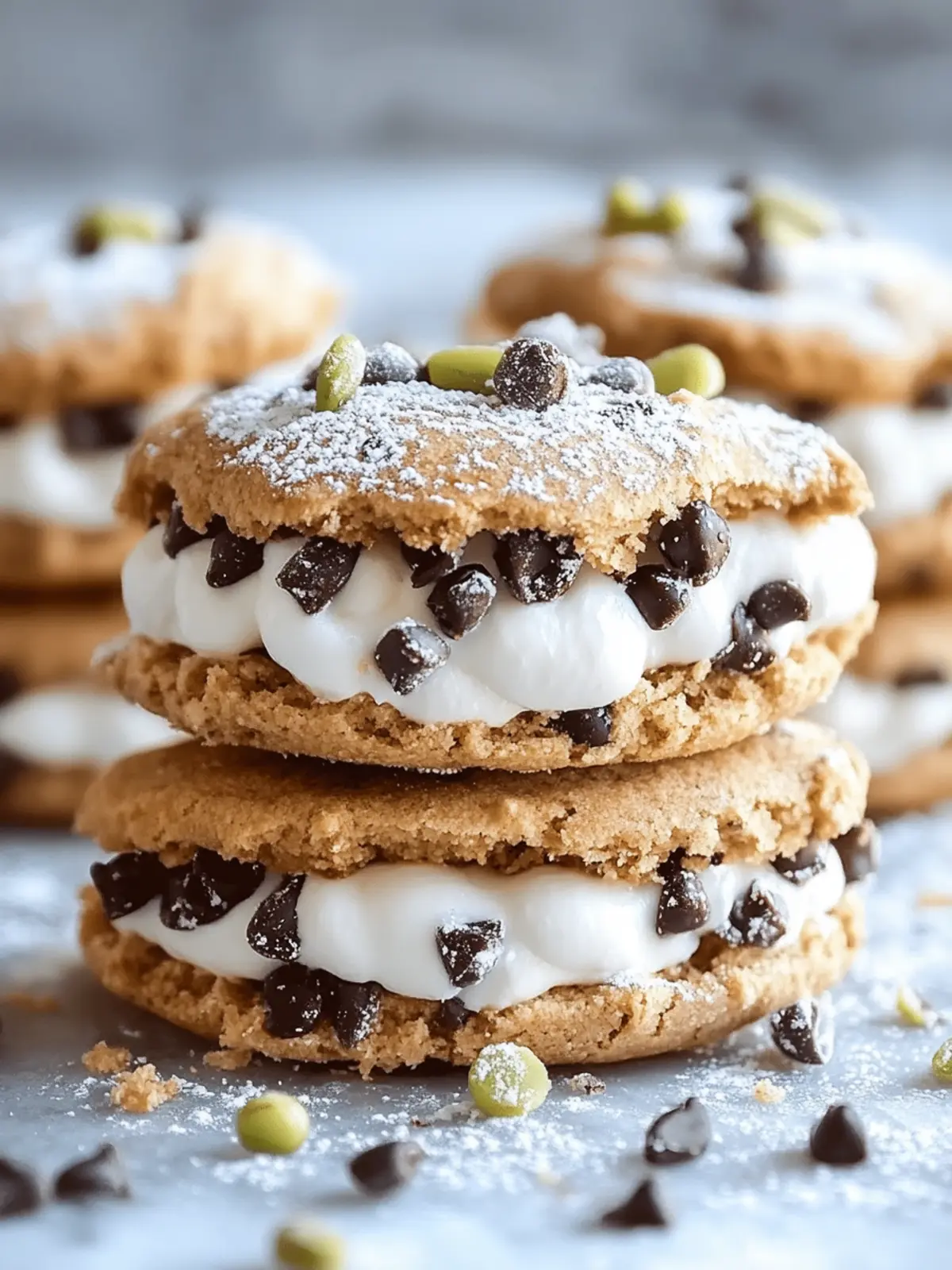Cannoli Cookie Sandwiches: Indulge in This Sweet Delight 4 Cannoli Cookie Sandwiches