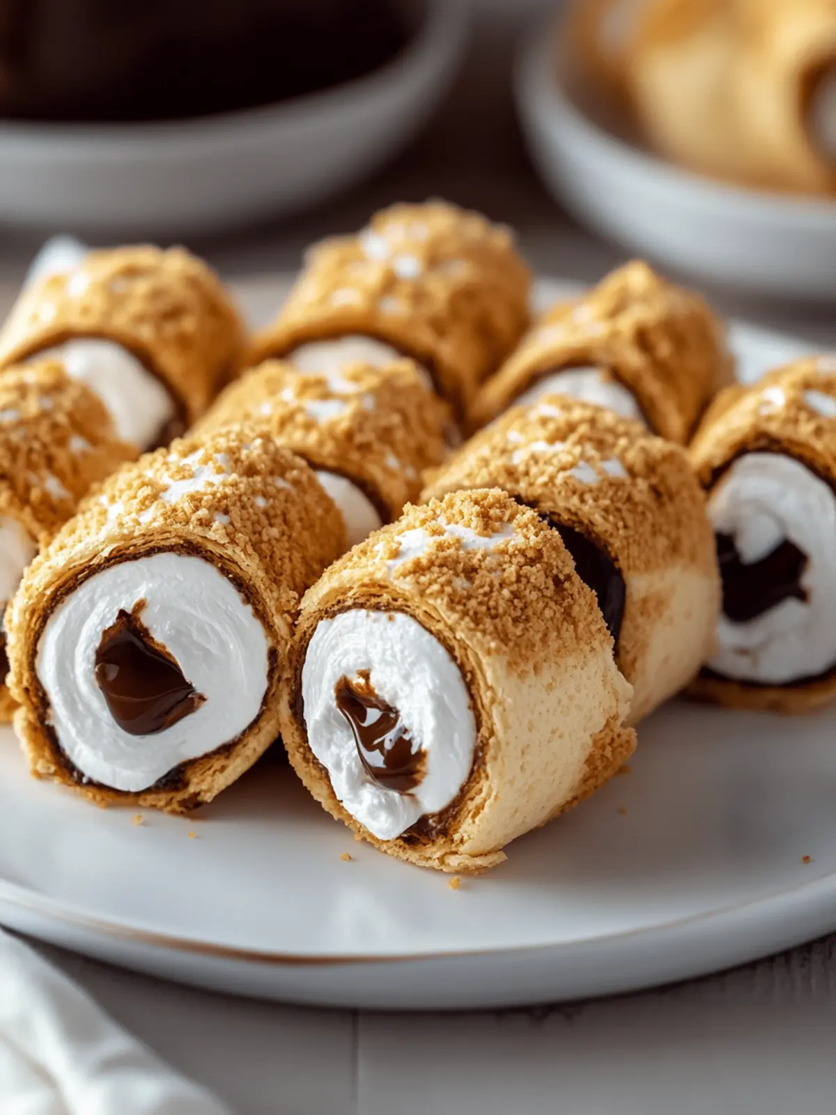S mores Roll-Ups: The Ultimate Quick Dessert for Any Occasion 2 S mores Roll-Ups