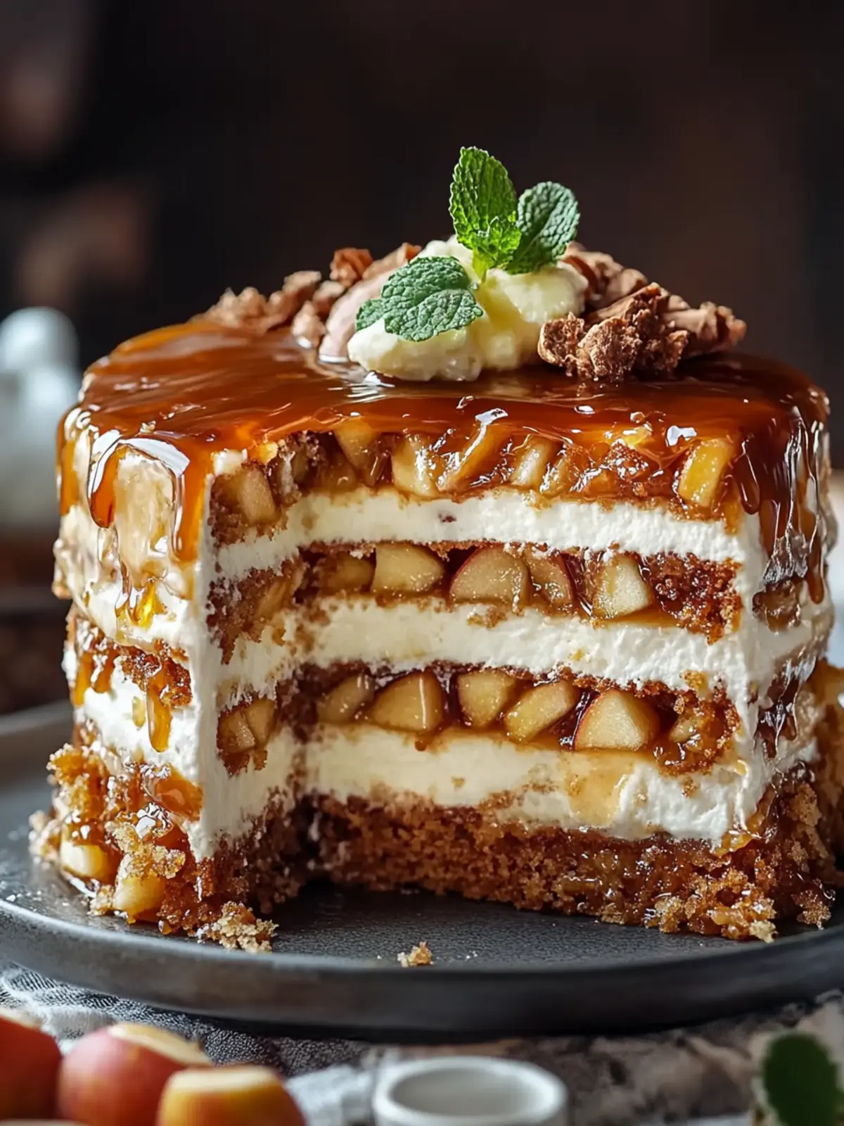 Caramel Apple Layers Cake That Will Wow Your Guests 4 Caramel Apple Layers Cake