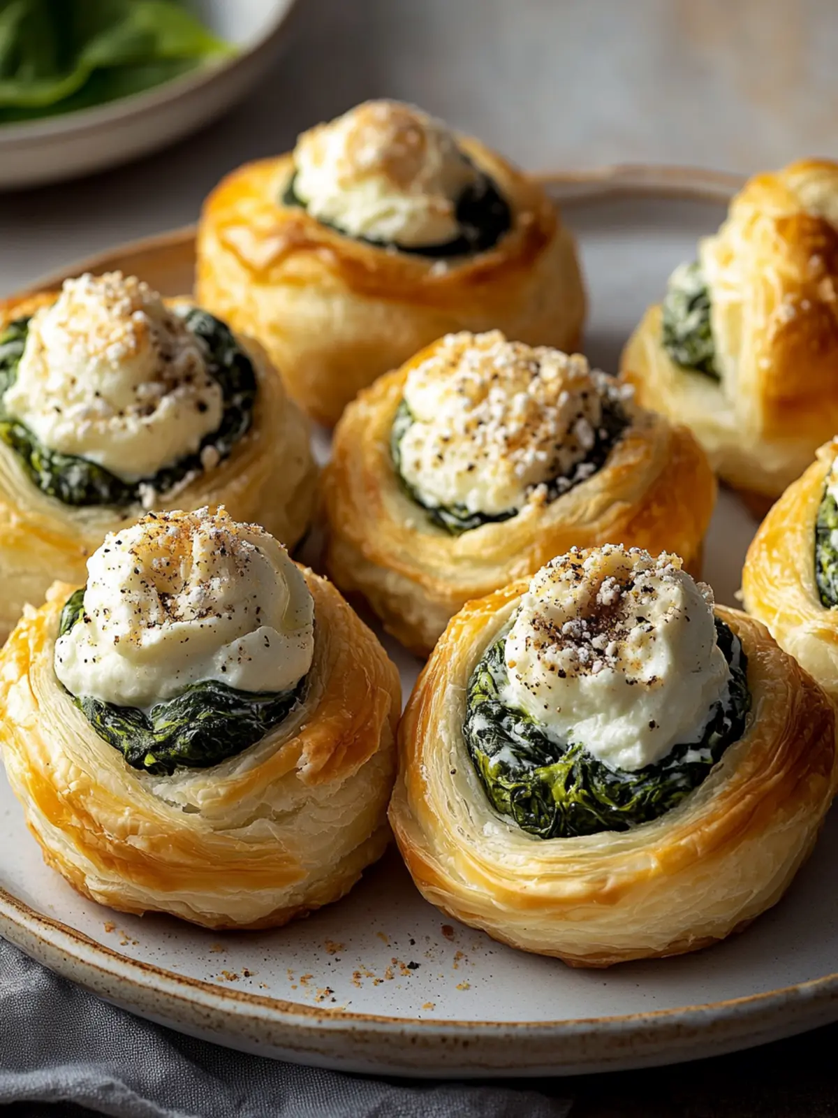 Irresistible Spinach Puffs with Cream Cheese for Every Party 2 Spinach Puffs with Cream Cheese