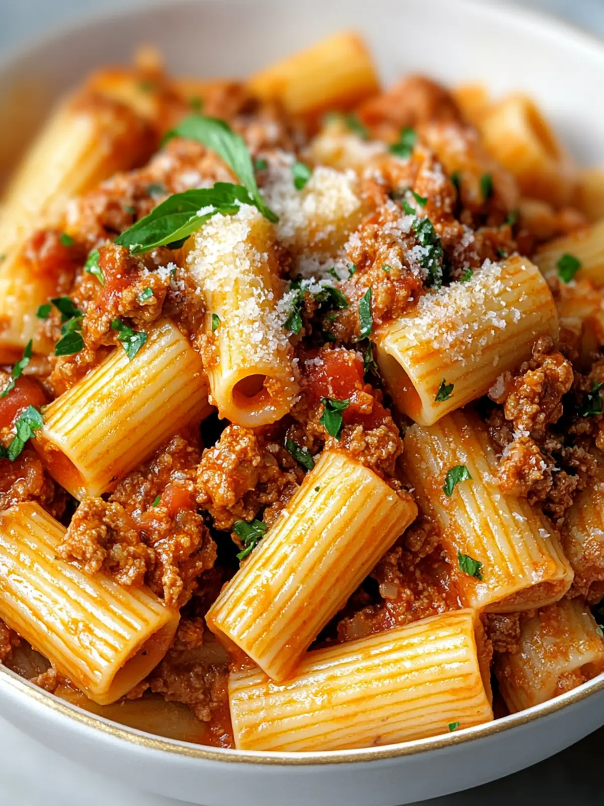 Savory Rigatoni Bolognese: Your New Family Favorite Dish 2 Rigatoni Bolognese