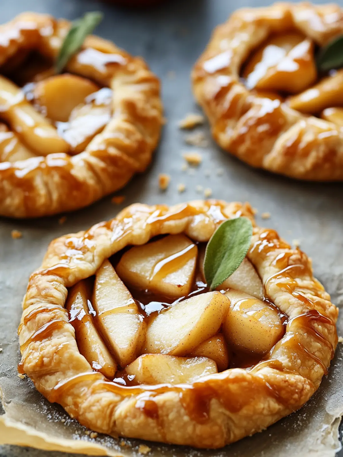 Caramel Apple Mini Galettes: Cozy Flavors for Fall Baking 4 Caramel Apple Mini Galettes