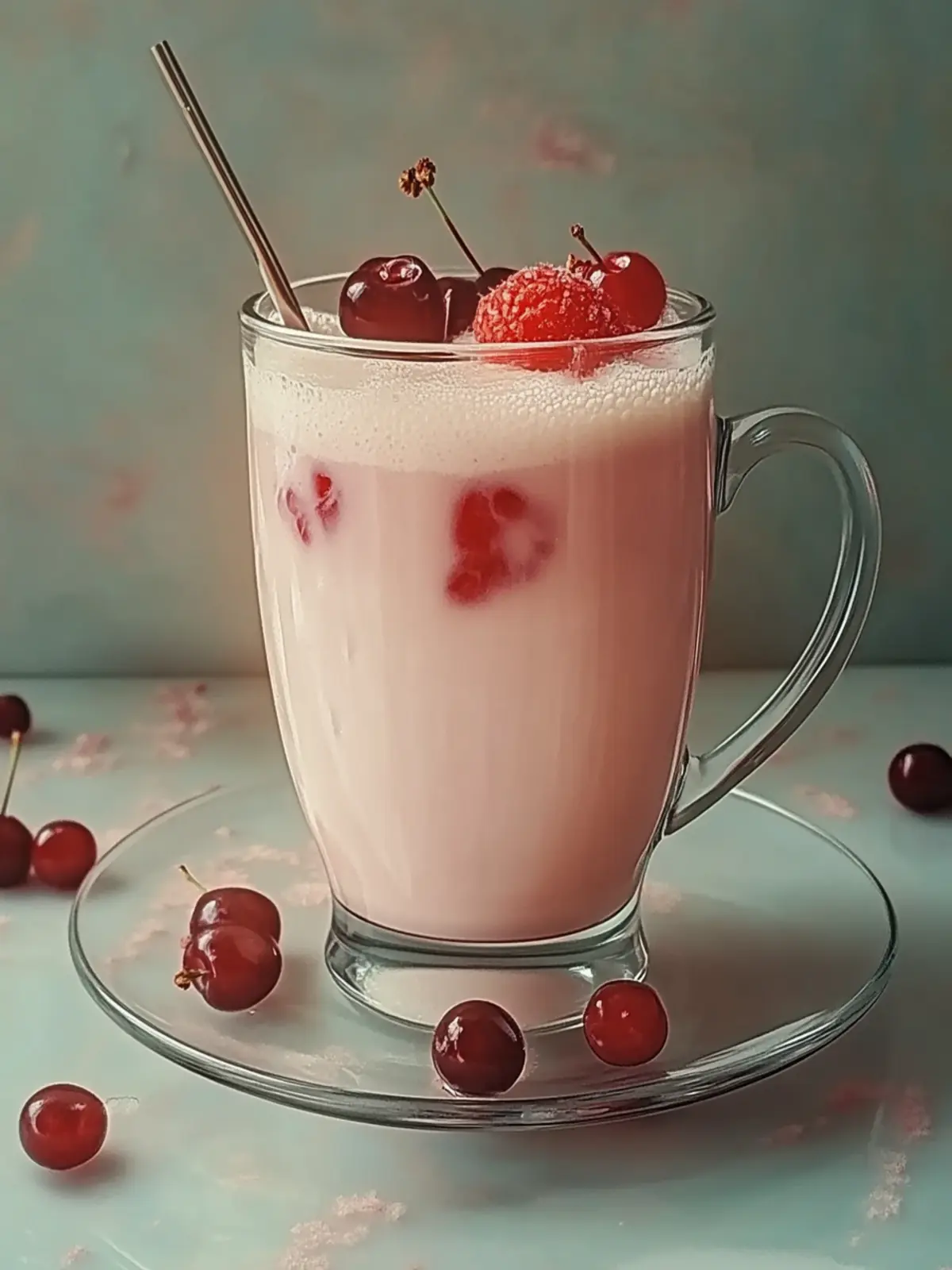 Delicious Cherry Earl Grey Milk Tea Cozy Customizable Bliss 2 Delicious Cherry Earl Grey Milk Tea