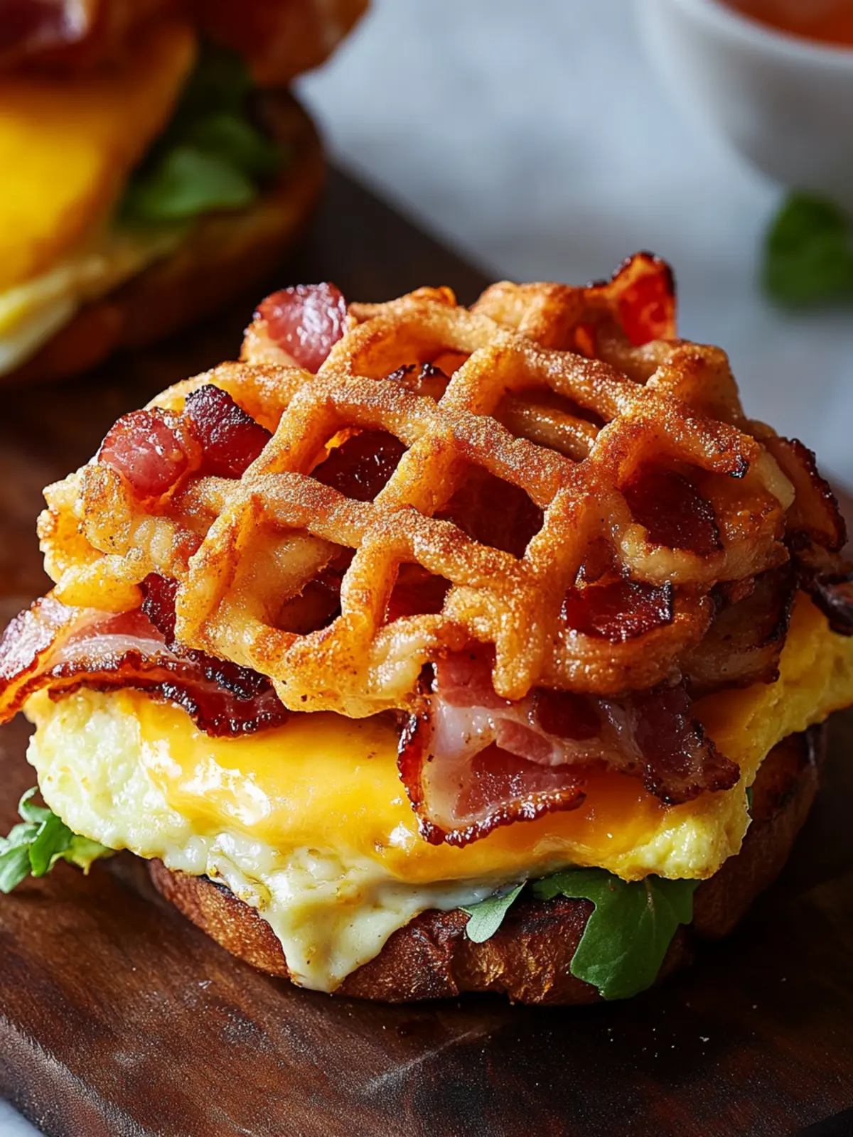 Bacon Weave Breakfast Sandwich: Elevate Your Morning Feast 4 Bacon Weave Breakfast Sandwich