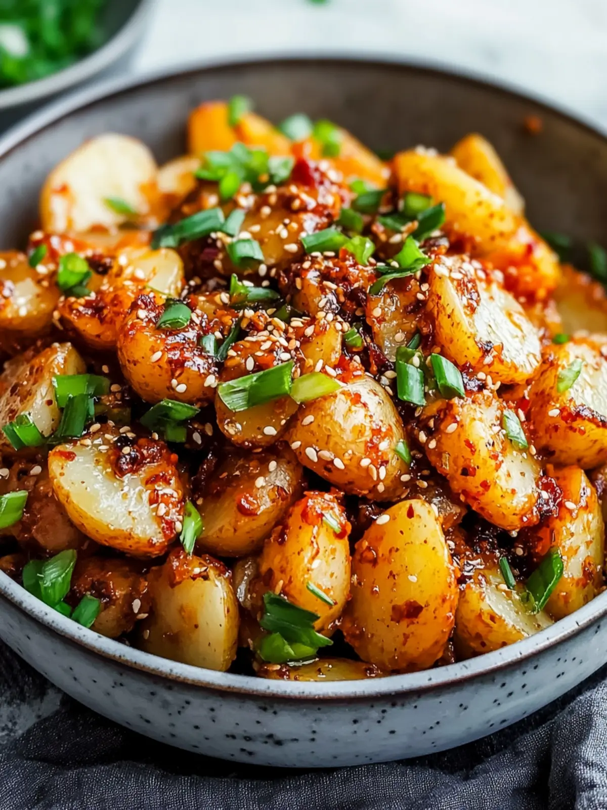 Crispy Gochujang Potato Salad: A Flavor-Packed Vegan Feast 2 Crispy Gochujang Potato Salad