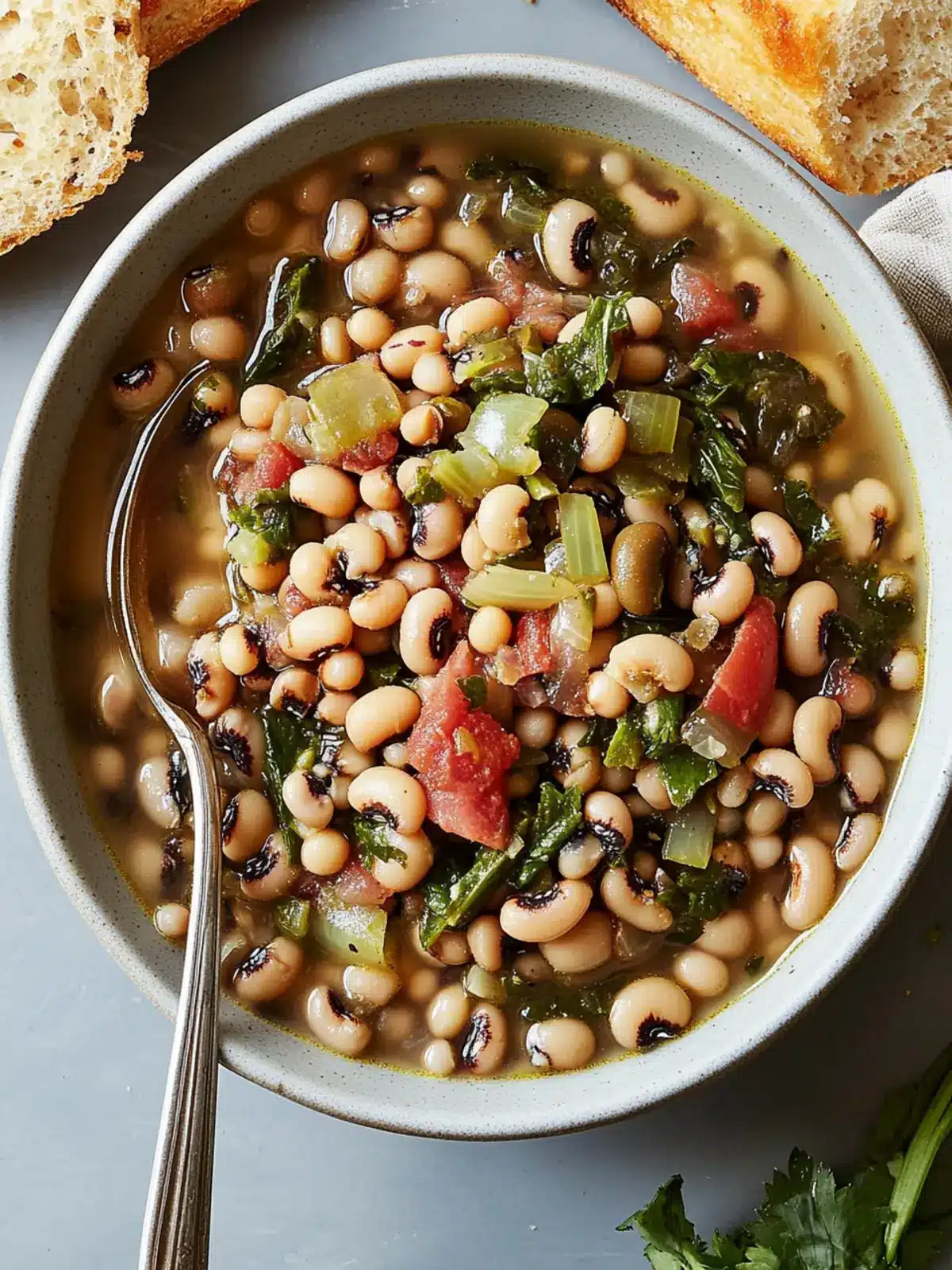 Delicious New Year's Black-Eyed Peas for Luck and Prosperity 2 New Year's Black-Eyed Peas