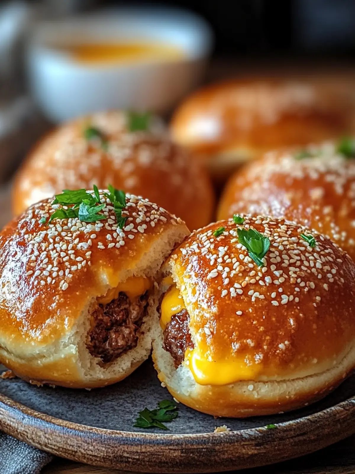 Cheeseburger Pretzel Bombs: Your Ultimate Game Day Snack 4 Cheeseburger Pretzel Bombs