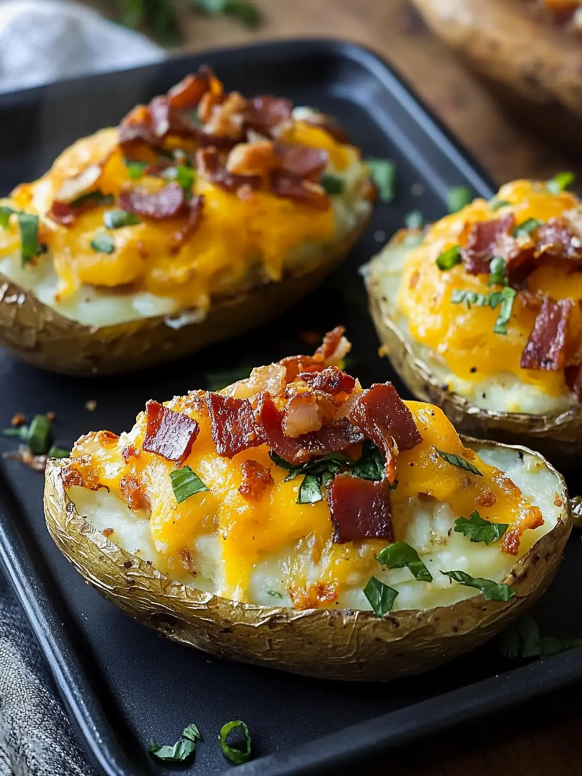 Twice Baked Loaded Breakfast Potatoes for Ultimate Comfort Mornings 4 Twice Baked Loaded Breakfast Potatoes