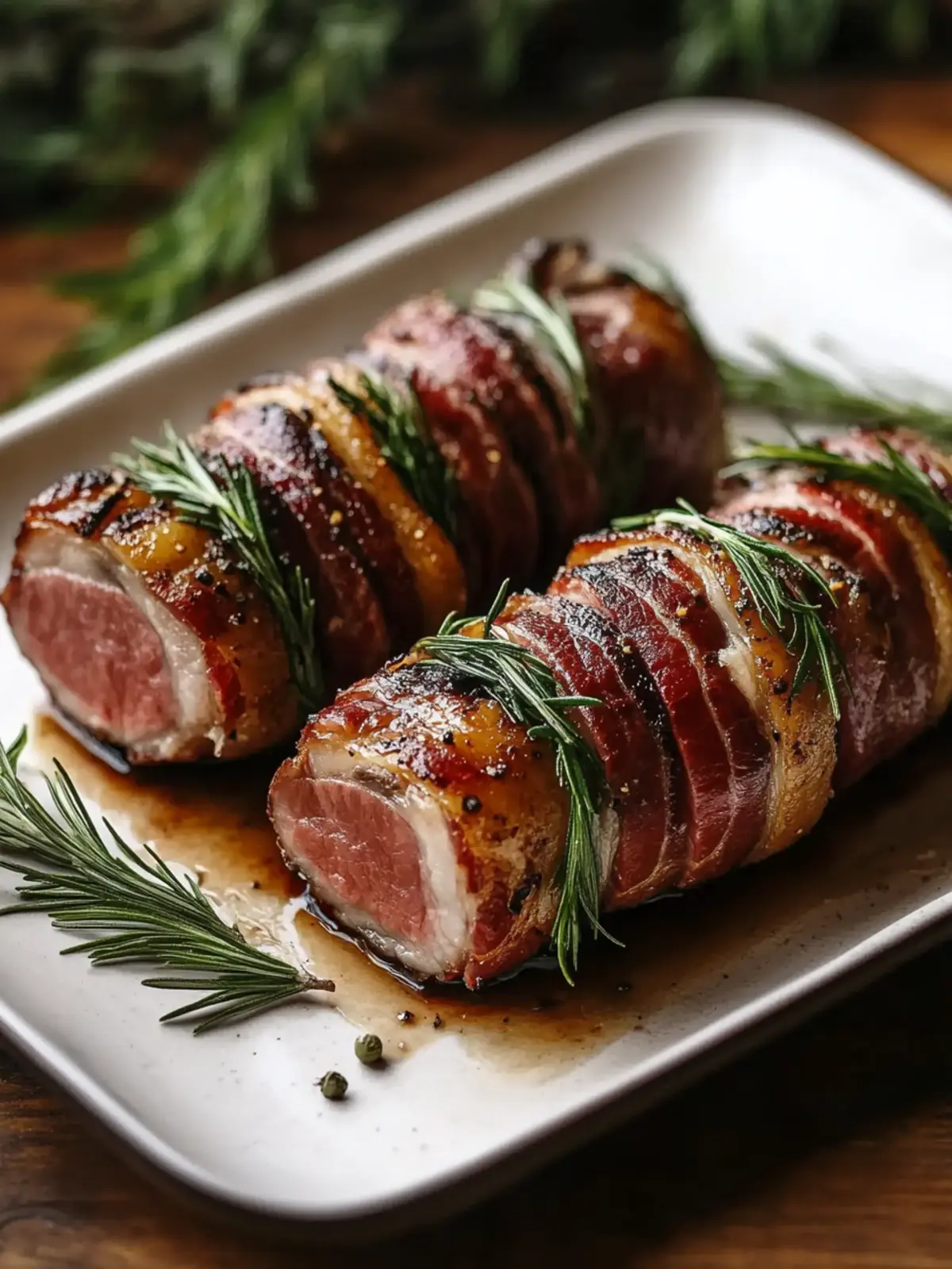 Gourmet Bacon Wrapped Deer Tenderloin for Special Occasions 3 Bacon Wrapped Deer Tenderloi