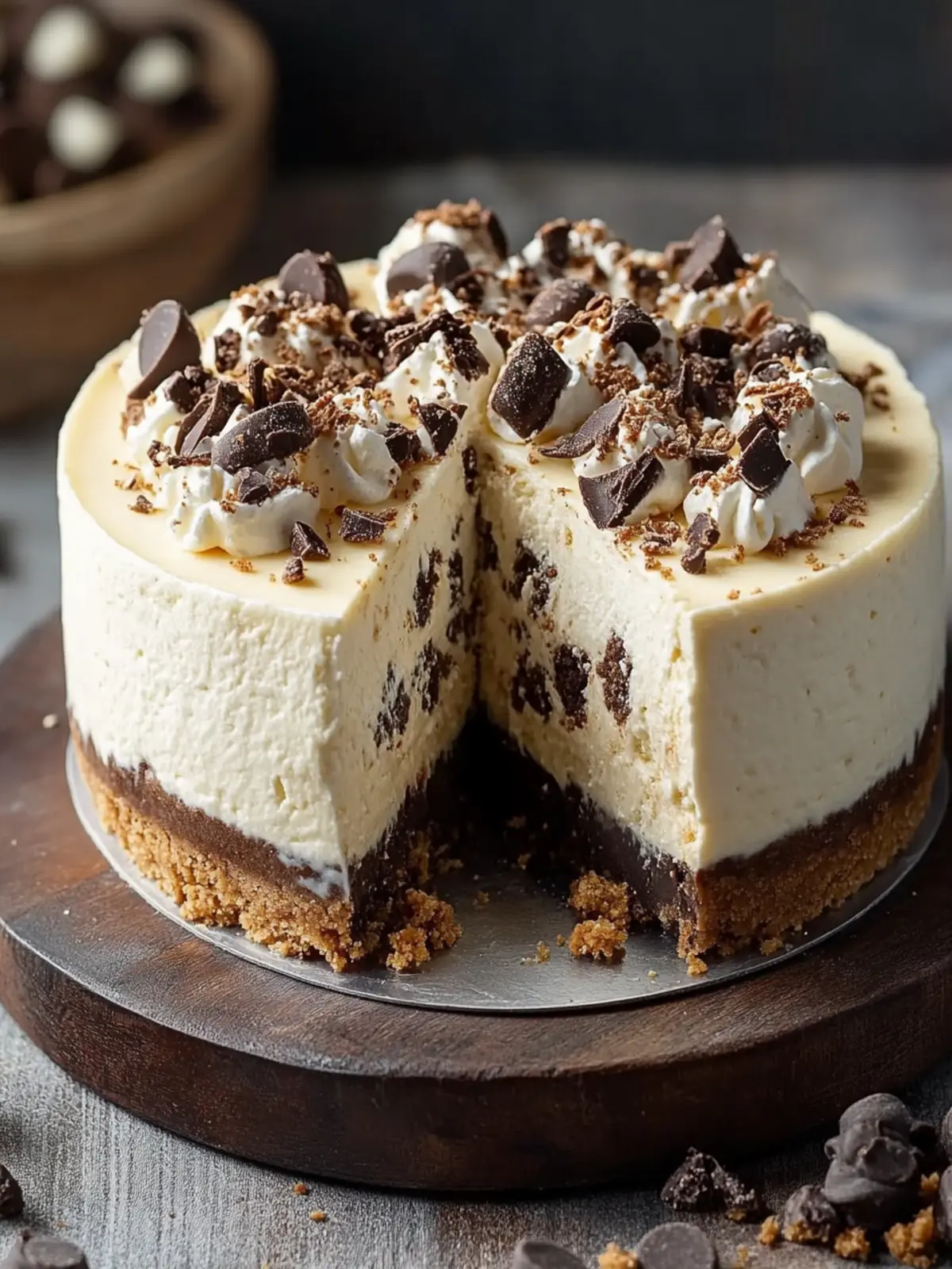 Decadent Cookie Dough Cheesecake for Easy No-Bake Indulgence 3 Cookie Dough Cheesecake