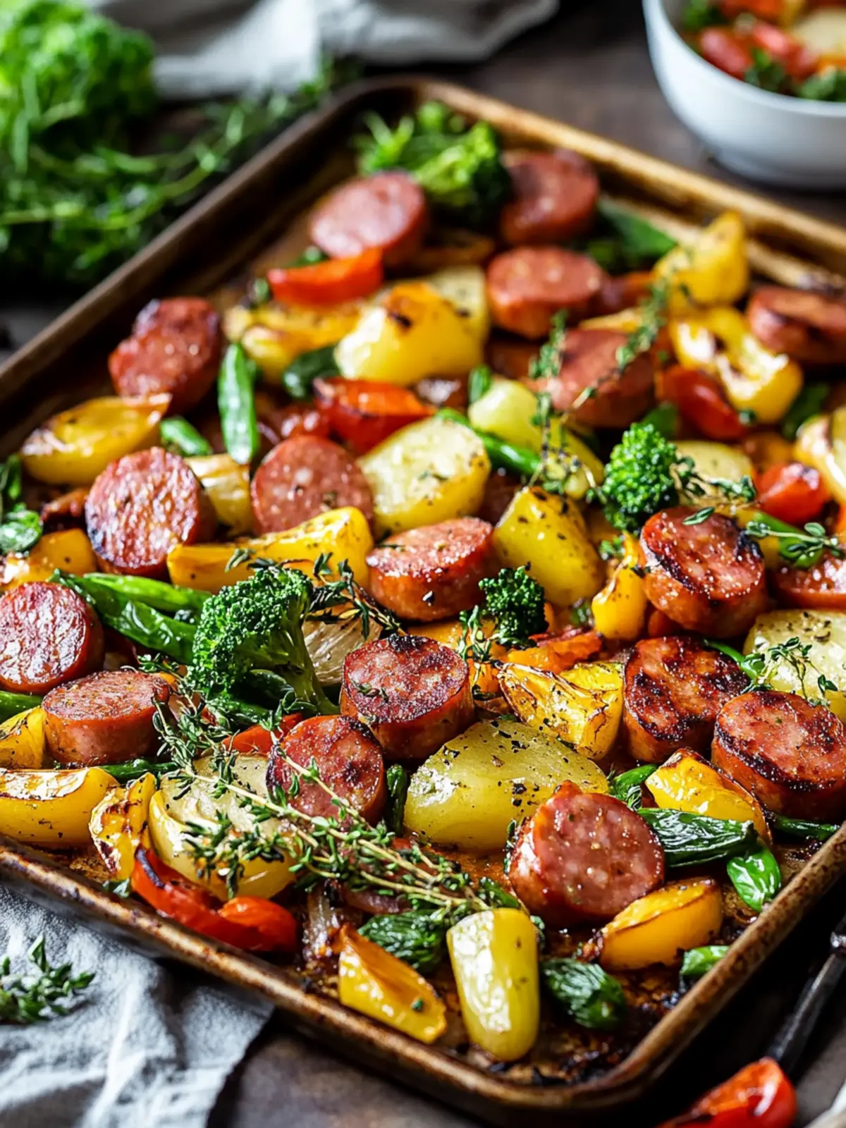 Easy Kielbasa Sheet Pan Meal for Busy Weeknight Dinners 3 Kielbasa Sheet Pan Meal