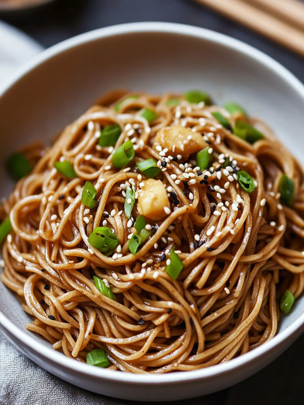 Garlic Sesame Soba Noodles: Quick, Customizable Comfort Dish 2 Garlic Sesame Soba Noodles