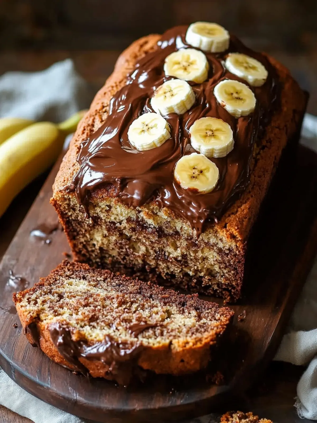 Indulge in Nutella Banana Bread for a Sweet Morning Treat 2 Nutella Banana Bread