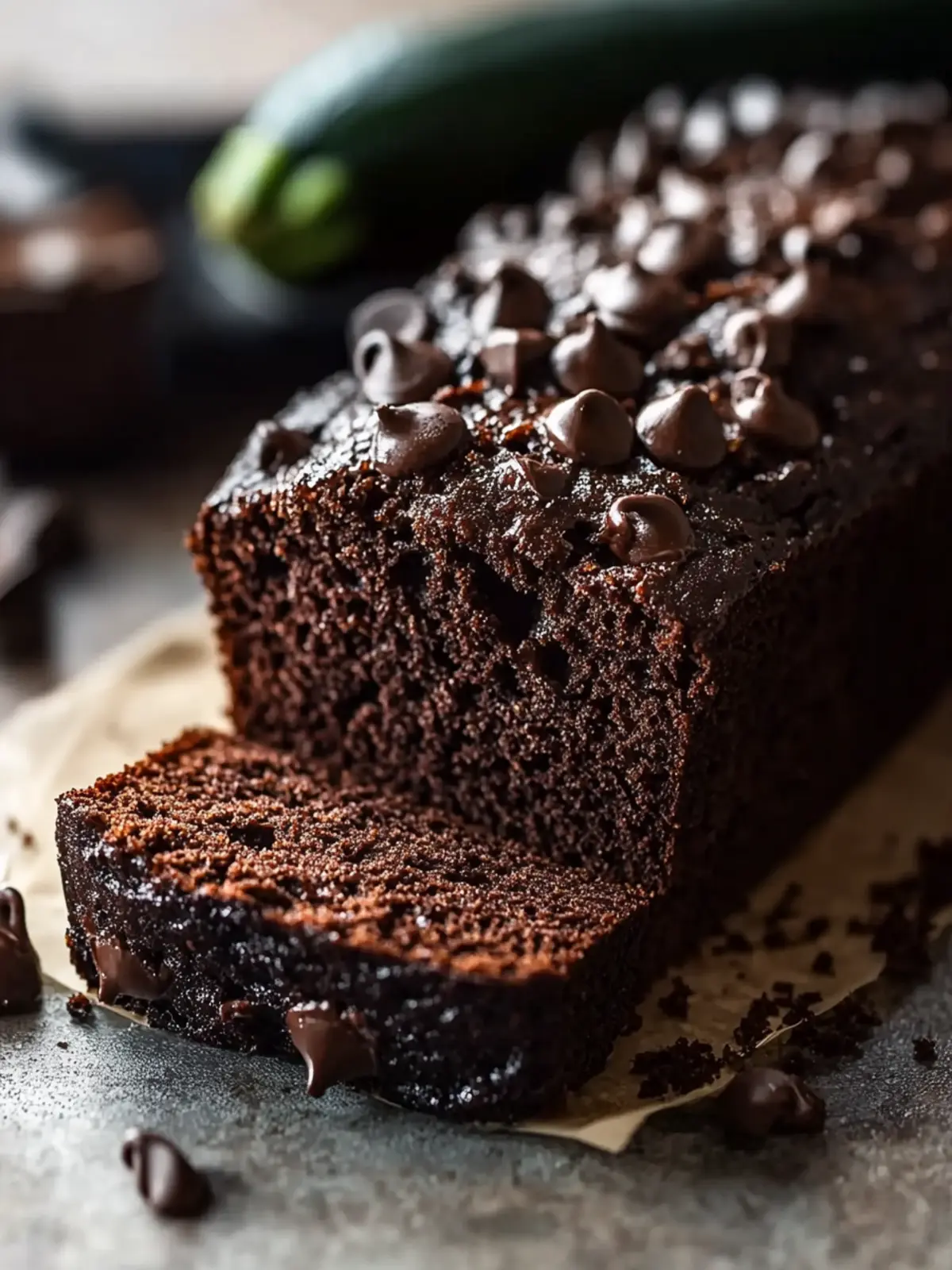 Indulge in Moist Double Chocolate Zucchini Bread Delight 2 Double Chocolate Zucchini Bread