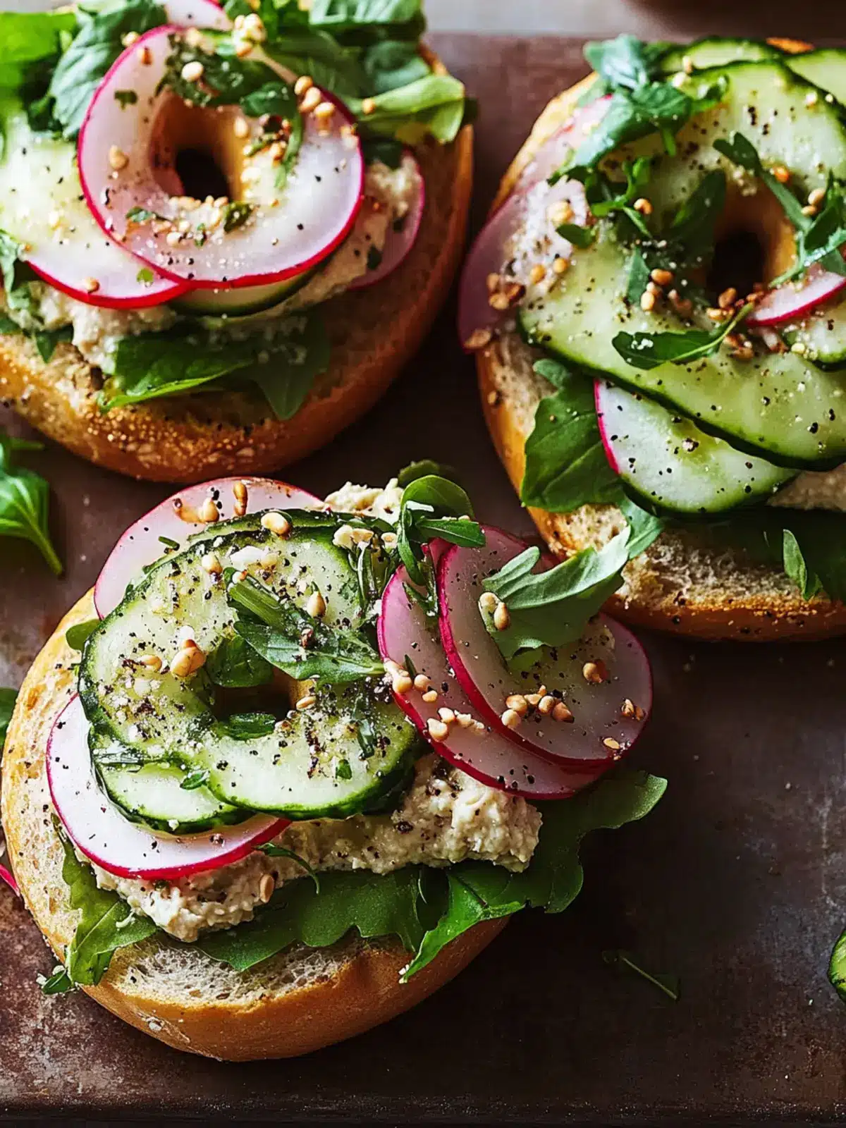Baba Ghanoush Bagel Sandwich: A Flavor-Packed Vegan Treat 2 Baba Ghanoush Bagel Sandwich