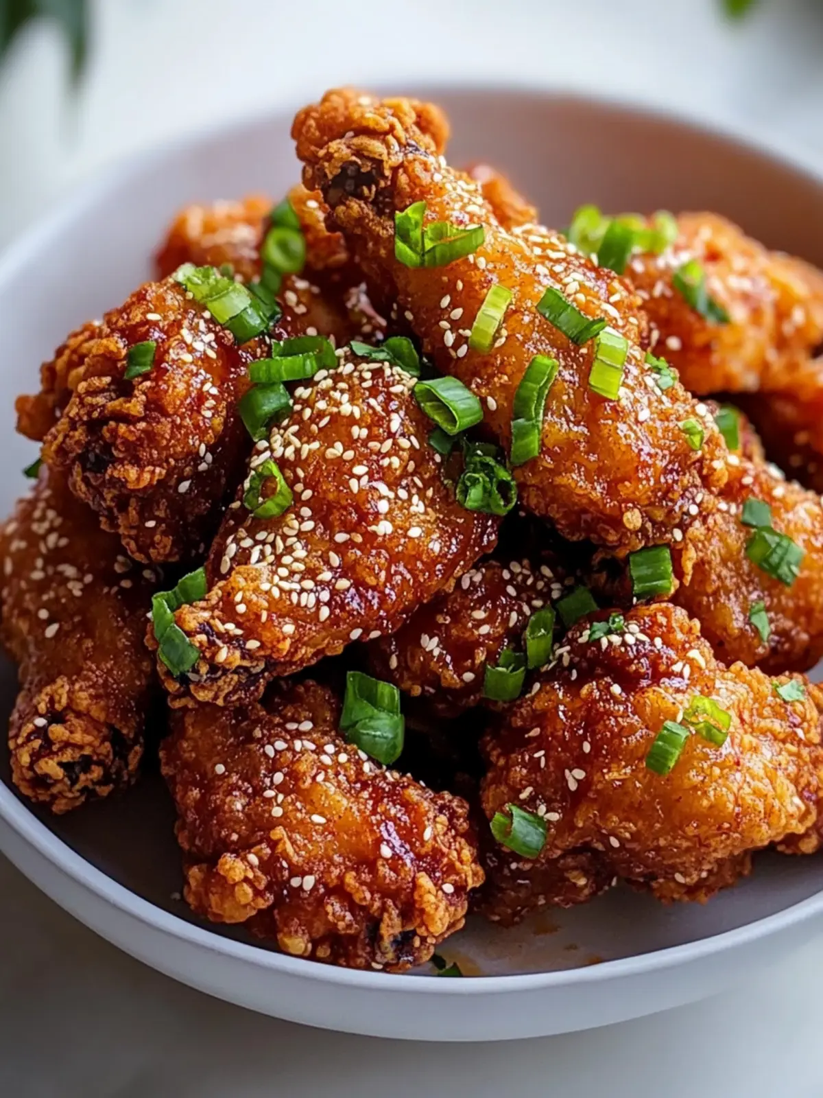 Crispy Korean Fried Chicken: Irresistibly Sweet & Spicy Delight 4 Korean Fried Chicken