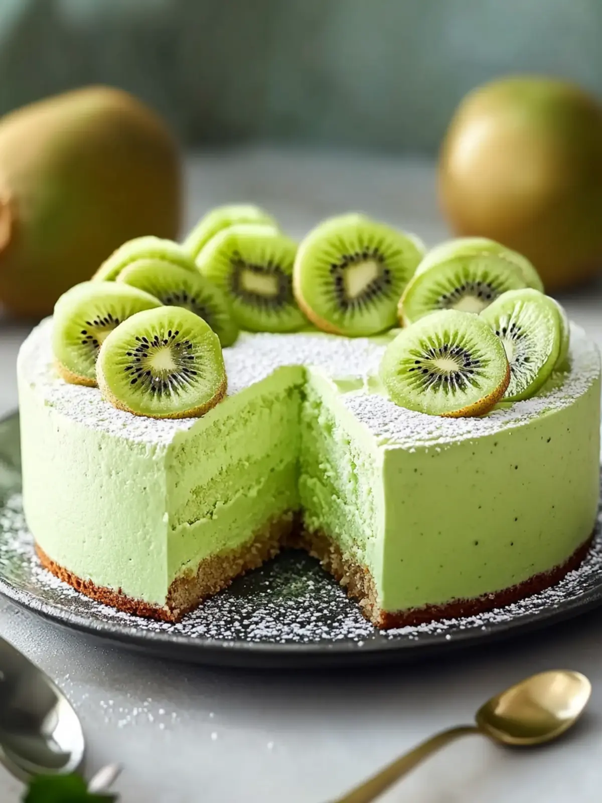 Kiwi Mousse Cake: A Refreshing Twist for Sweet Lovers 3 Kiwi Mousse Cake