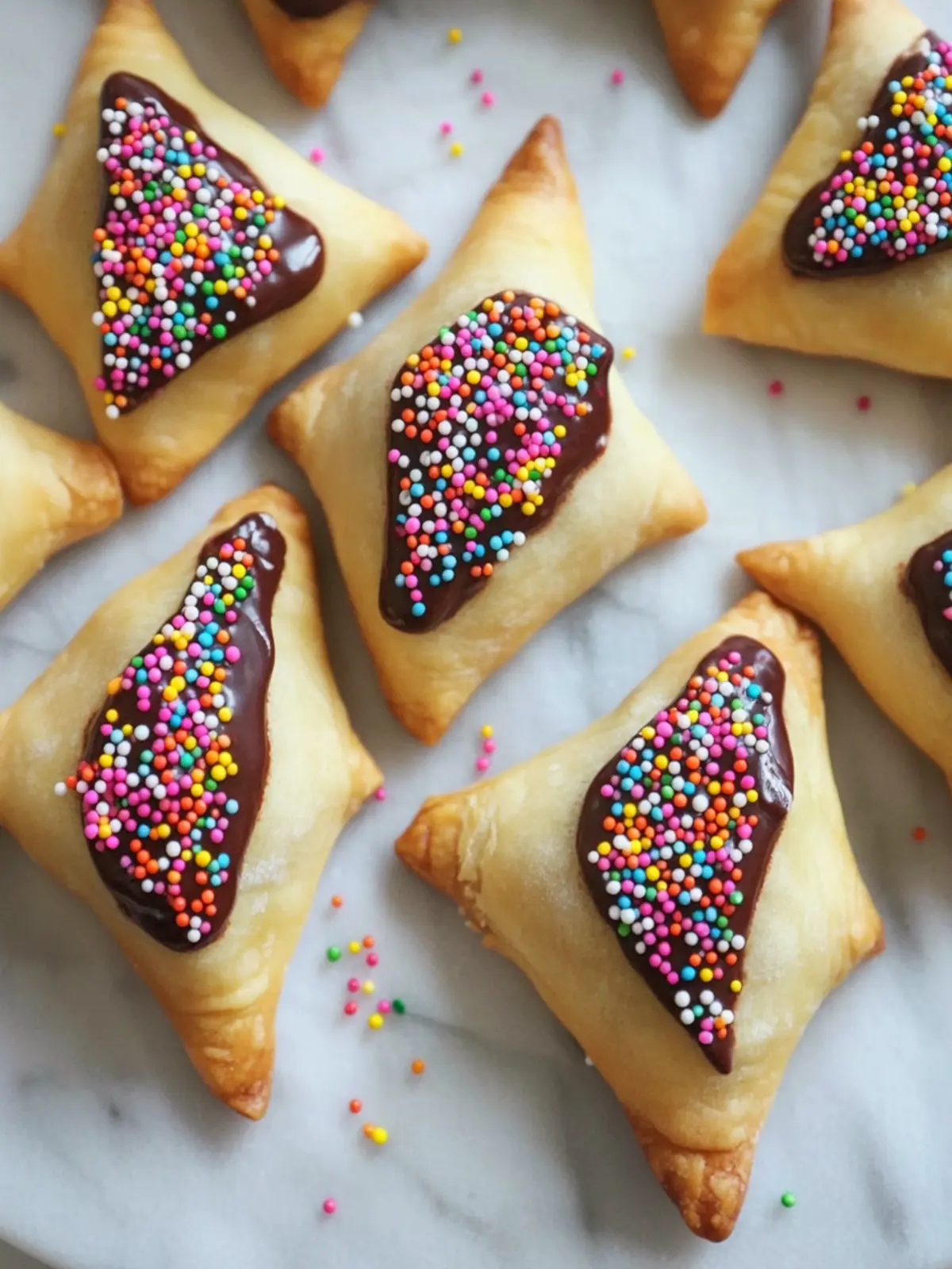 Chocolate and Sprinkles Dipped Hamantaschen Recipe Made Easy 2 Chocolate and Sprinkles Dipped Hamantaschen Recipe