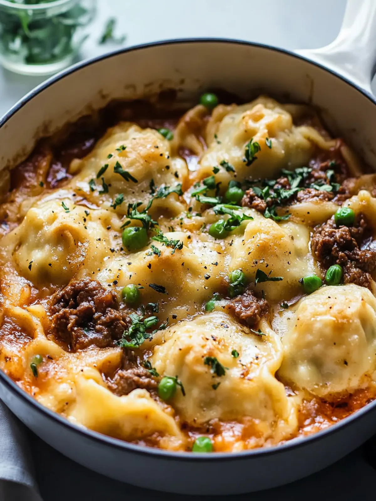 Viral One Pan Beef Dumpling Bake: Easy Comfort Food Delight 3 Viral One Pan Beef Dumpling Bake