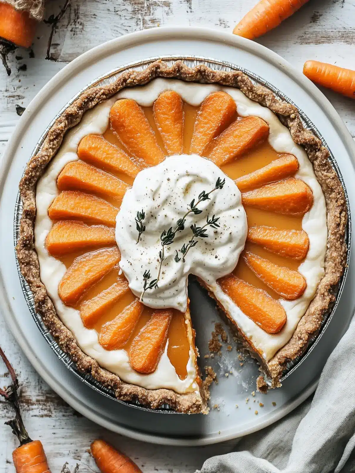 Delicious Honey Carrot Pie with Biscoff Crust You ll Love 4 Honey Carrot Pie with Biscoff Crust