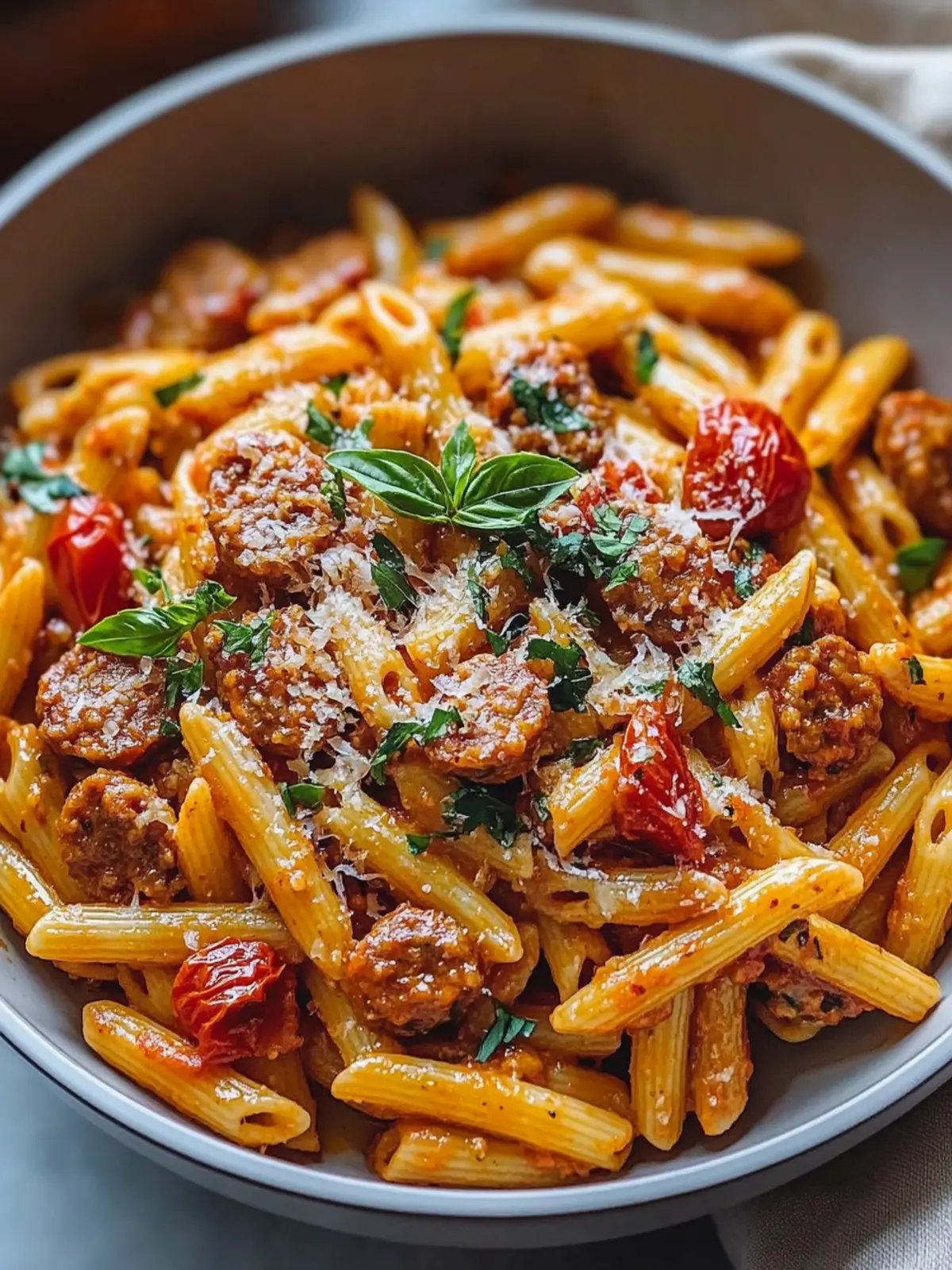 Spicy Sausage Tomato Pasta That's Ready in 30 Minutes 3 Spicy Sausage Tomato Pasta
