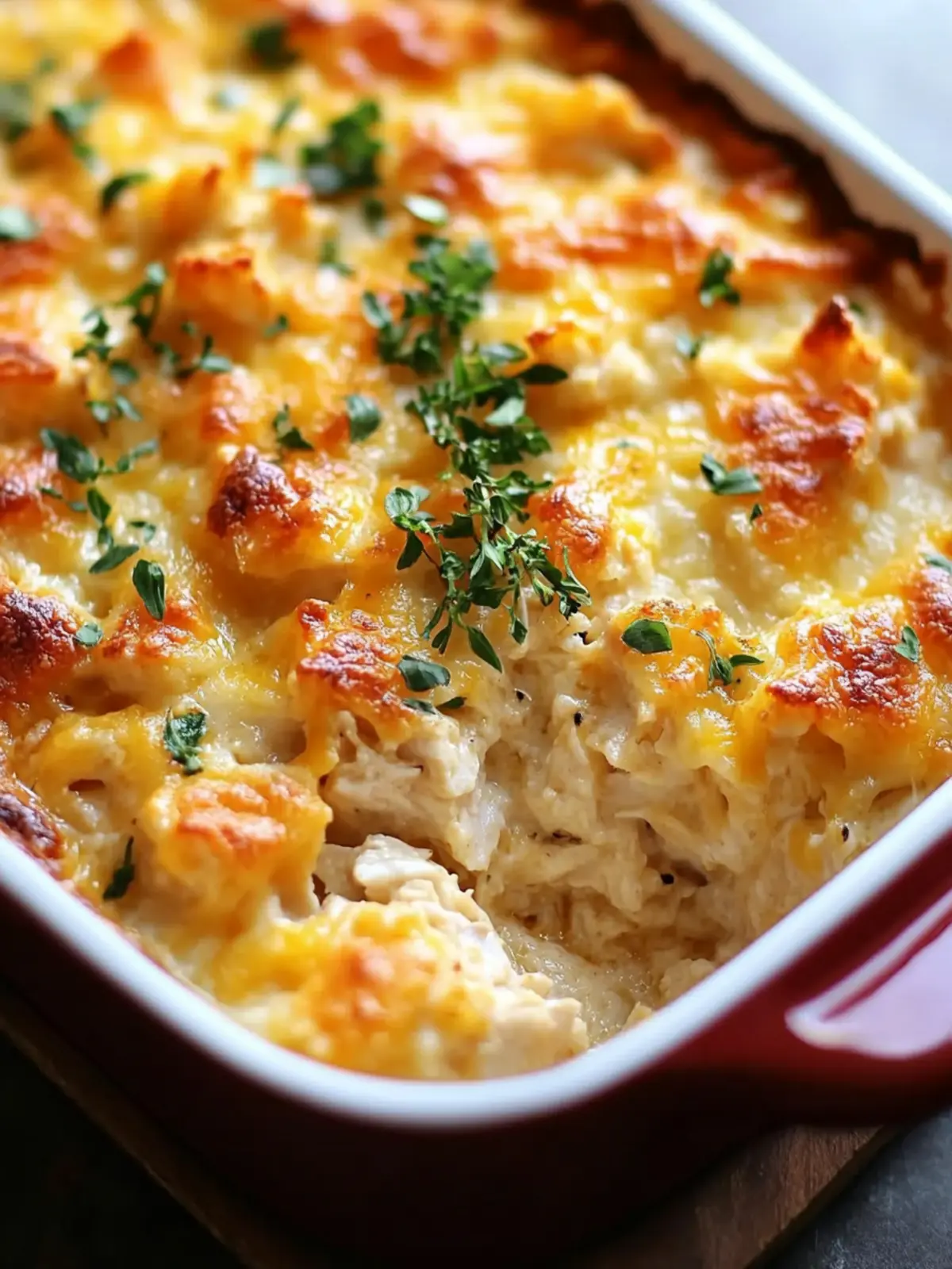 Cheesy Chicken Casserole: Family's Favorite Comfort Dish 3 Cheesy Chicken Casserole