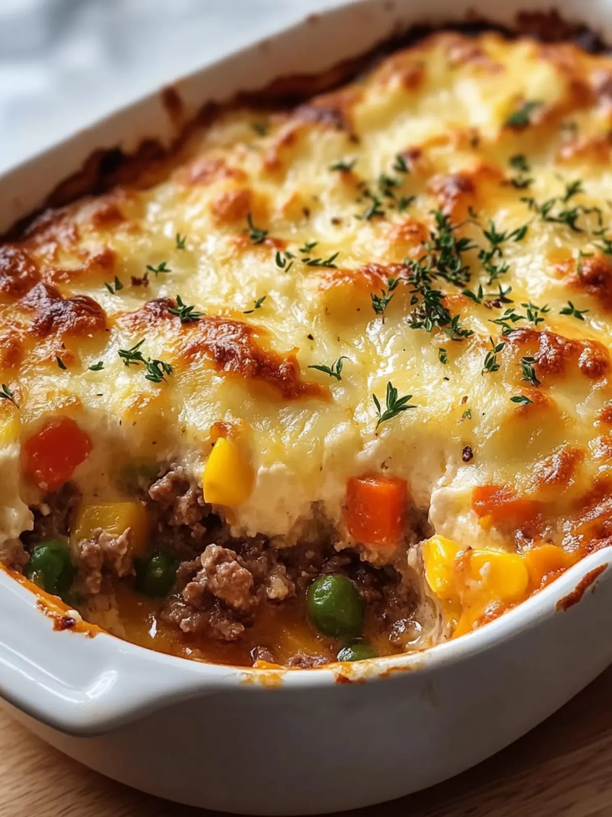 Savory Cheesy Beef & Vegetable Casserole You ll Love 3 Cheesy Beef & Vegetable Casserole
