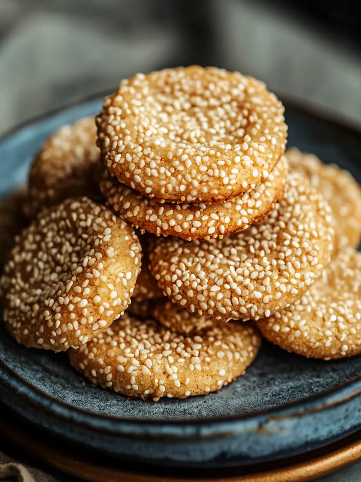 Baked Buttery Honey Sesame Cookies for Sweet Comfort Bliss 2 Baked Buttery Honey Sesame Cookies