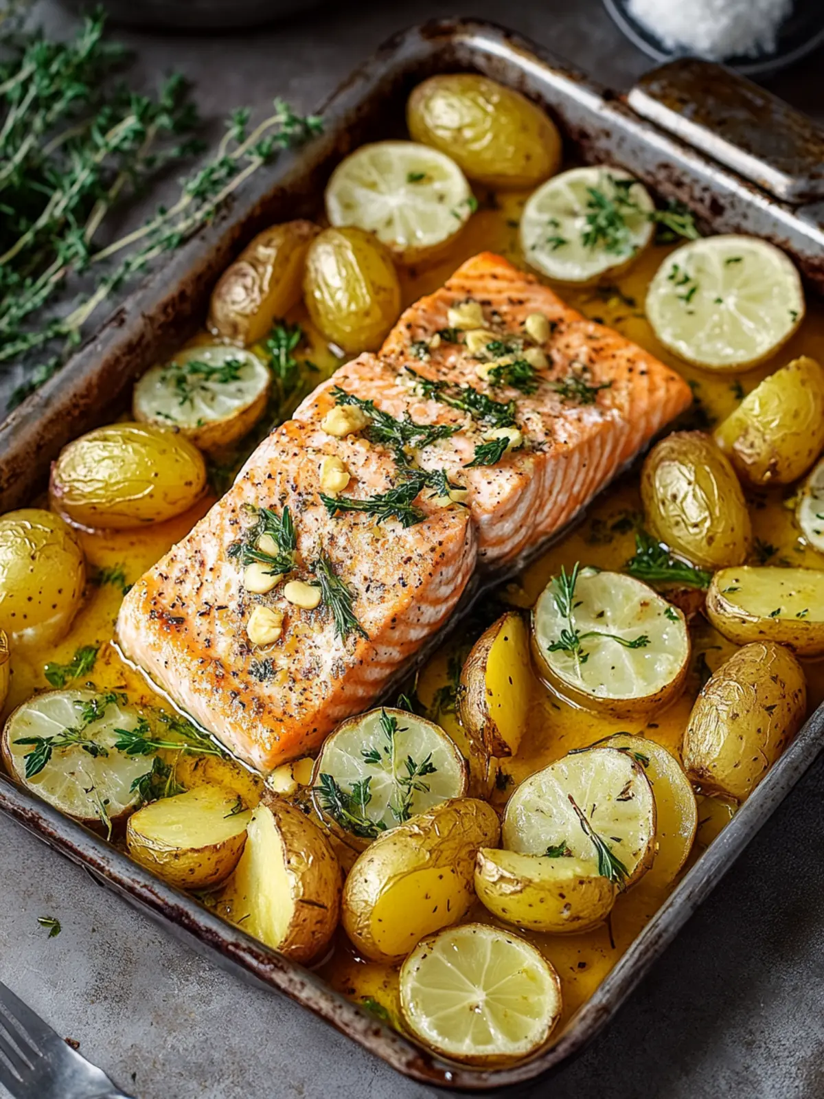 Roasted Salmon & Potatoes Tray Bake for Effortless Dinners 4 Roasted Salmon & Potatoes (Tray Bake)