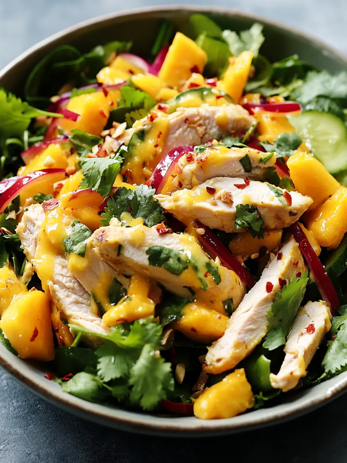 Zesty Thai Mango Chicken Salad for a Vibrant Meal 4 Thai Mango Chicken Salad