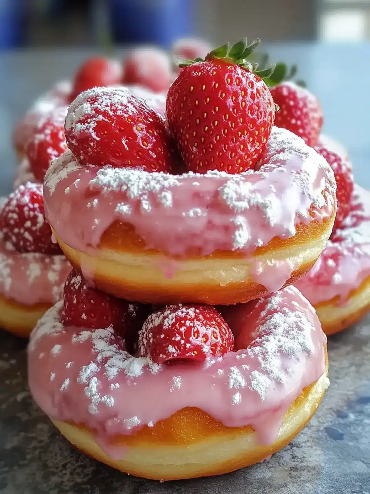 Irresistible Strawberry Cream Filled Donuts You Can Make Today 3 Strawberry Cream Filled Donuts