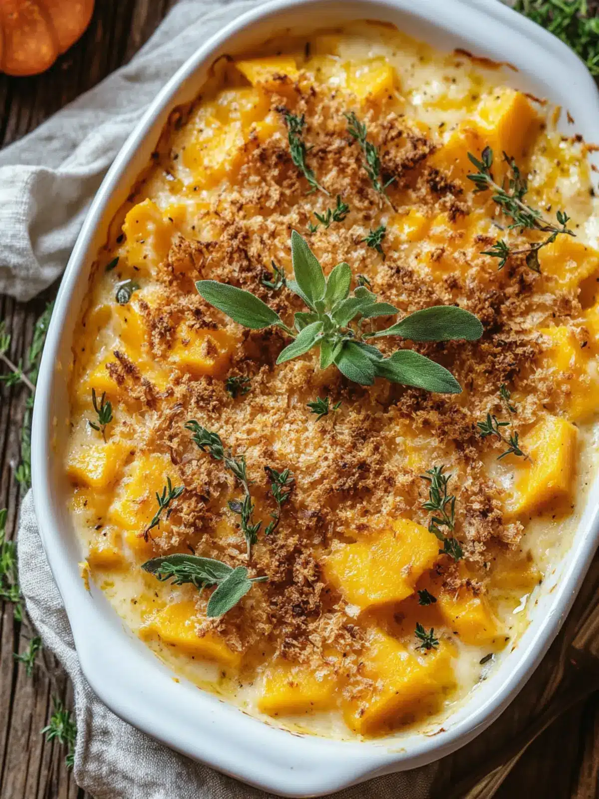 Heavenly Butternut Squash Casserole Gratin for Cozy Nights 2 Butternut Squash Casserole (Gratin)