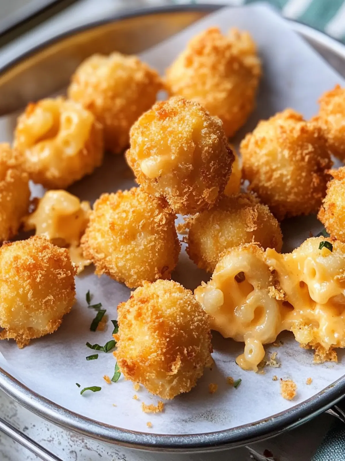 Crispy Fried Mac and Cheese Balls for Ultimate Snack Bliss 4 Fried Mac and Cheese Balls