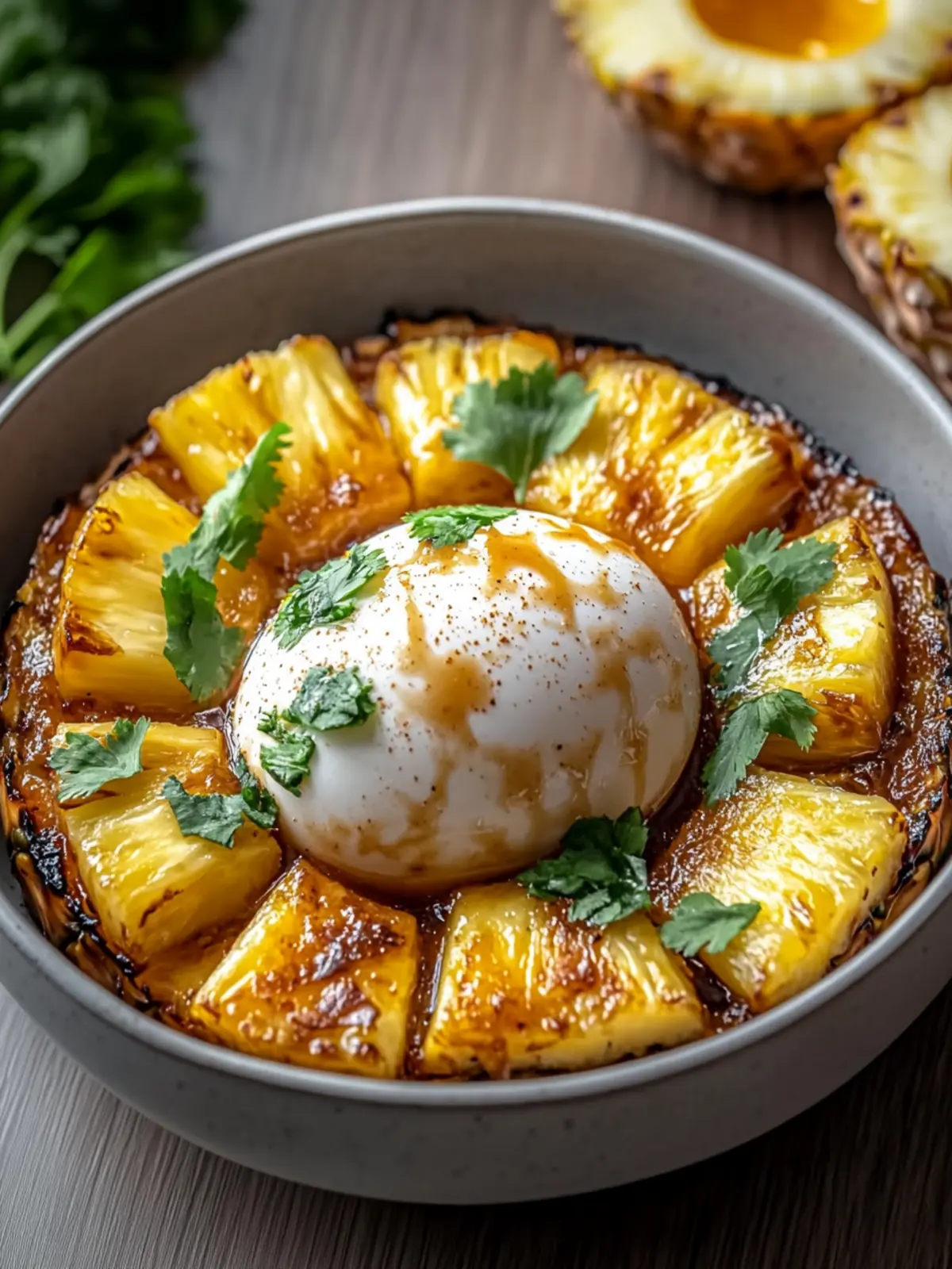 Tropical Caramelized Pineapple Egg Bowl for a Bright Morning 4 Caramelized Pineapple Egg Bowl