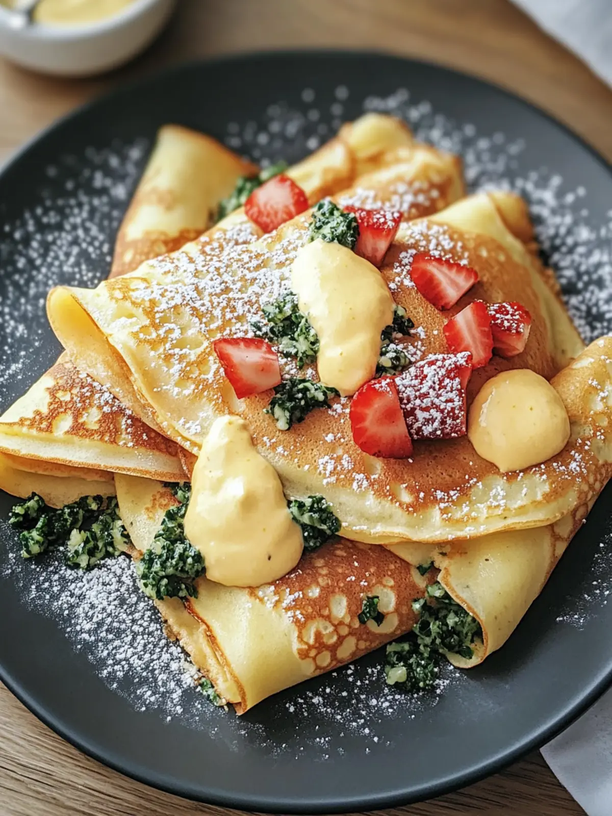 Savory Breakfast Crepes: Quick, Customizable Brunch Delights 2 Savory Breakfast Crepes