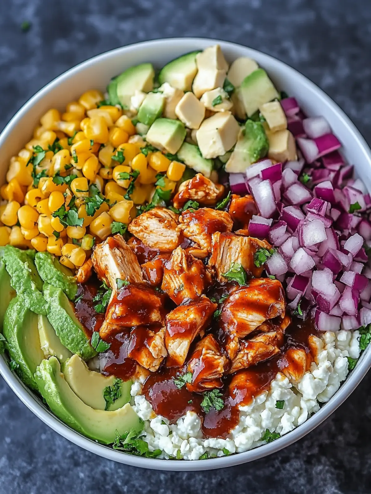High Protein BBQ Chicken Cottage Cheese Bowl for Quick Energy 4 High Protein BBQ Chicken Cottage Cheese Bowl