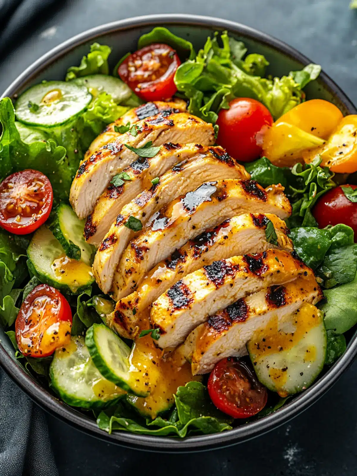 Honey Mustard Grilled Chicken Salad: Your Quick Flavor Boost 3 Honey Mustard Grilled Chicken Salad