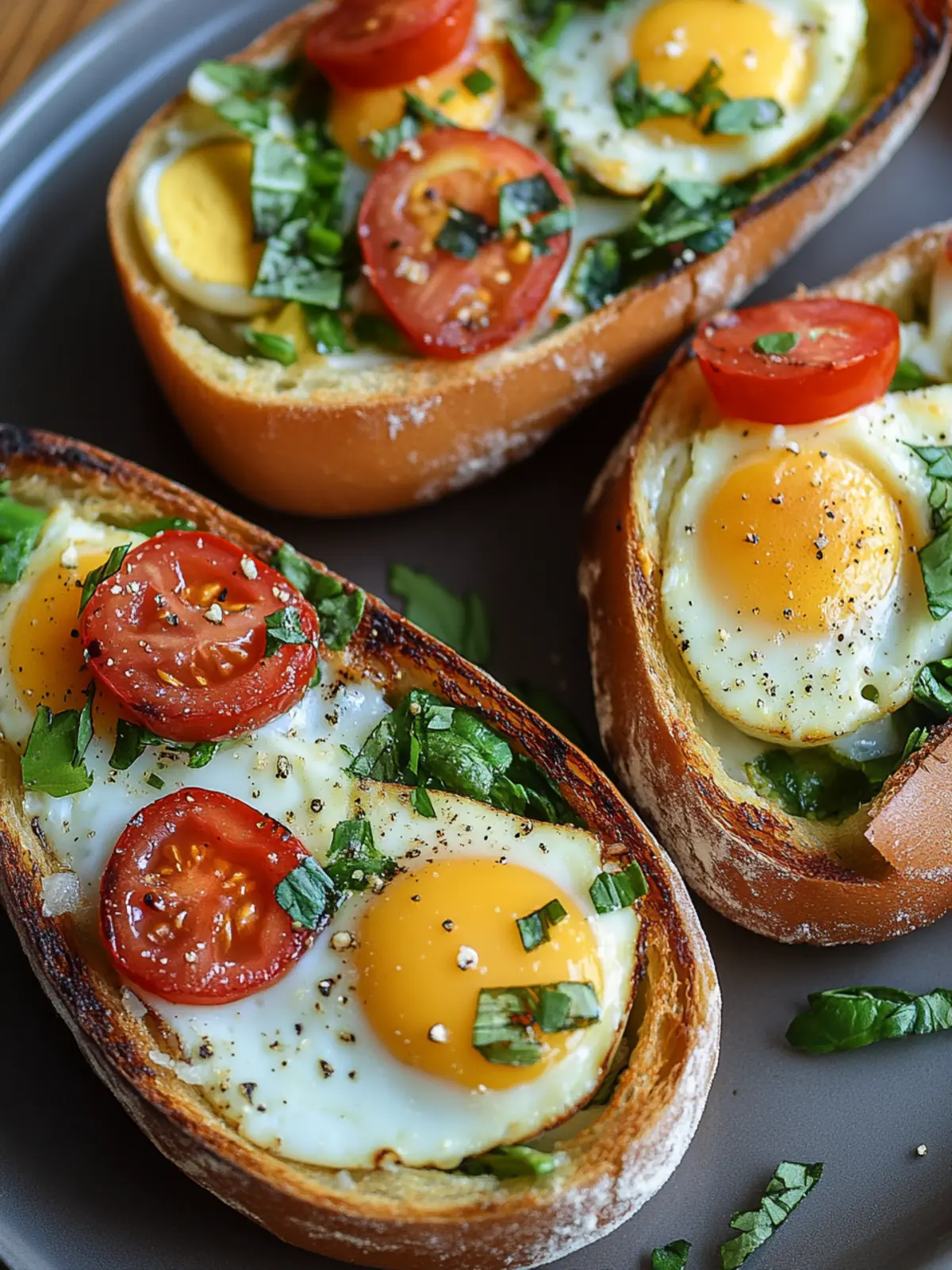 Baked Egg Boats: Your Perfect Customizable Breakfast Treat 2 Baked Egg Boats